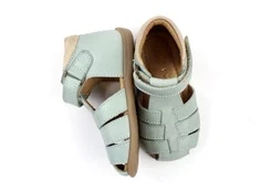 Pom Pom sandal dusty green med velcro